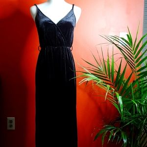 H&M Divided Velvet wide leg jumpsuit size 4